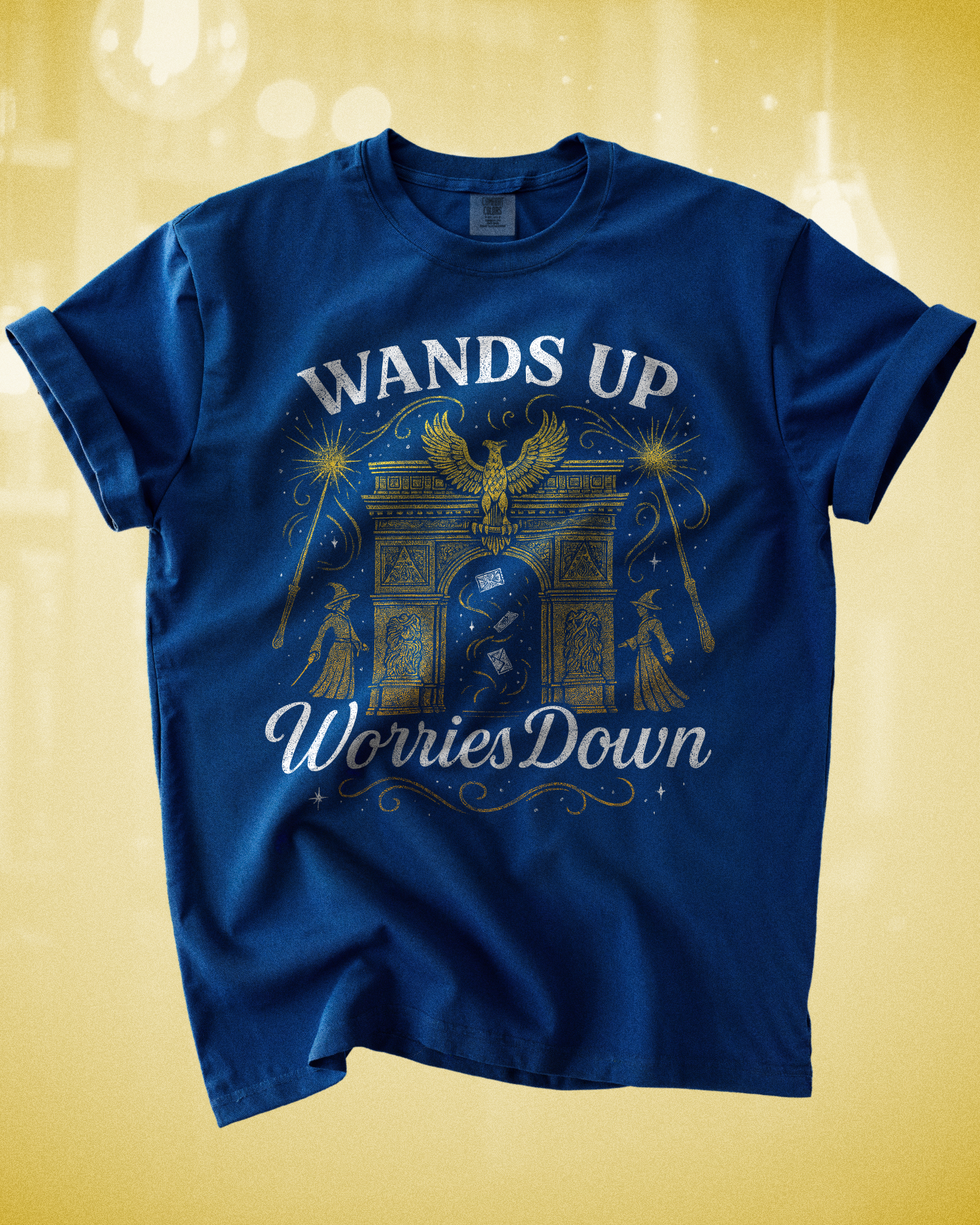 Wands Up Worries Down T-Shirt